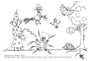 Tulosta lapselle hauska värityskuva tulosta värityskuva lapselle