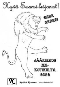 jääkiekko värityskuva