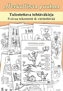 Herkullisia tehtäviä ja väritettävää lapsille! tehtäviä lapsille