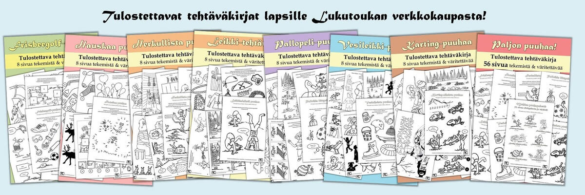 tulostettava tehtäväkirja